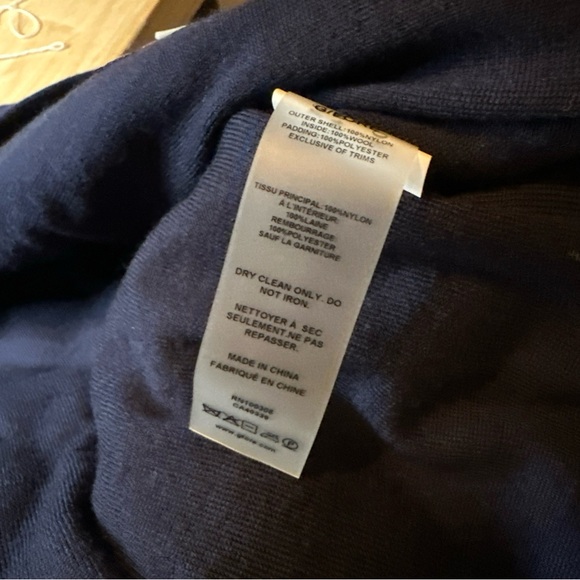 NWT G/FORE Golf Men’s Quilted Polished Nylon Wool Lined Puffer Vest Navy XL - Picture 9 of 13